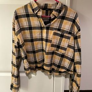 Forever 21 Cropped Flannel